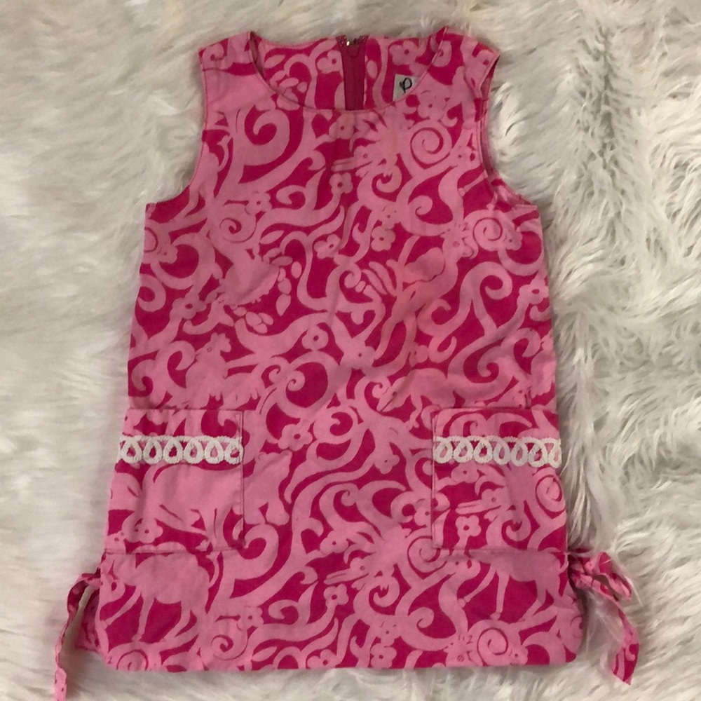 Cute Lilly Pulitzer Pink Shift Dress 2T